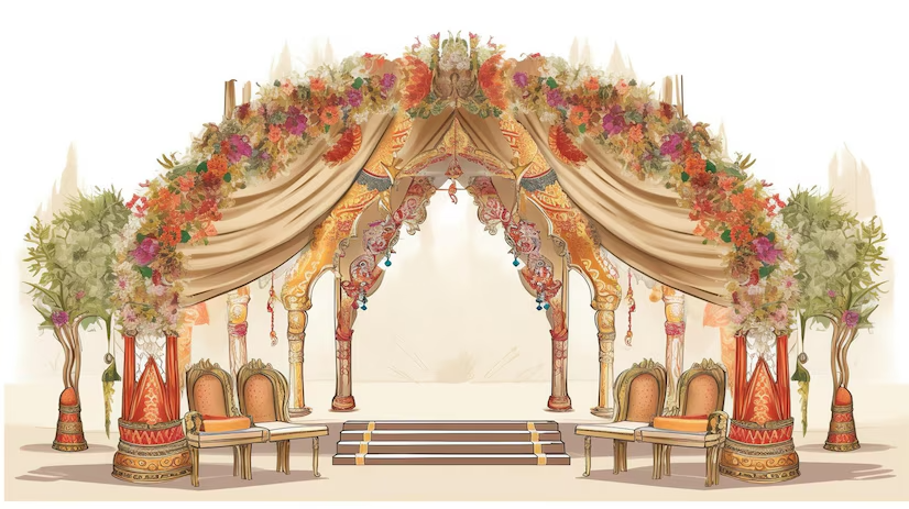 WEDDING SET DESIGN